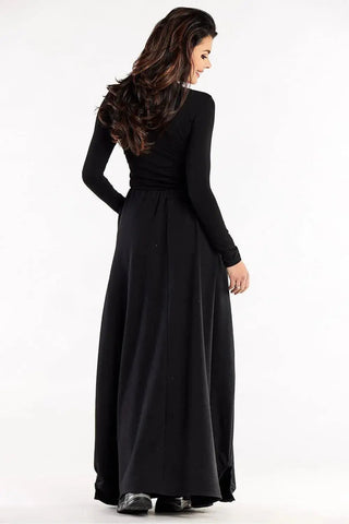 Infinite You elastic waist band long skirt