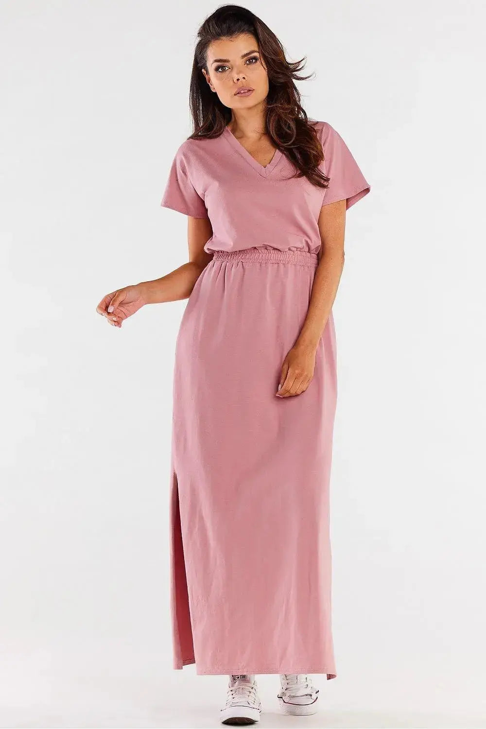 Infinite You heart neckline maxi dress