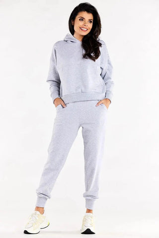 Infinite You long sleeves hood and decorative sweatshirt