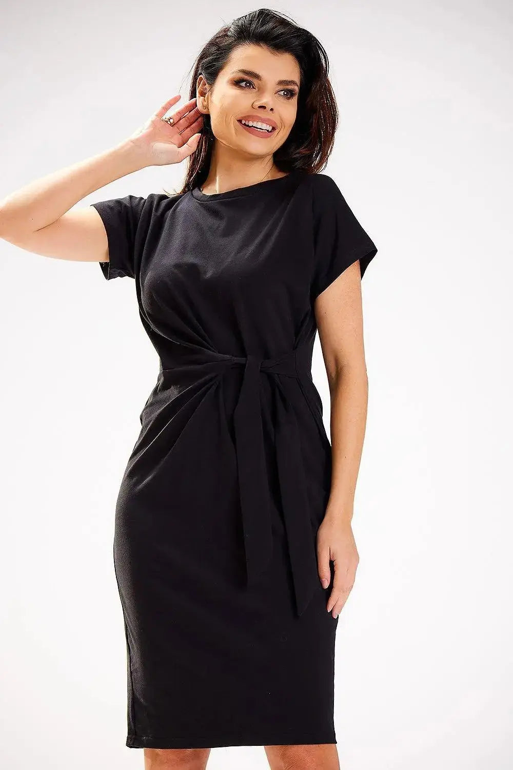 Infinite You short sleeves midi dress