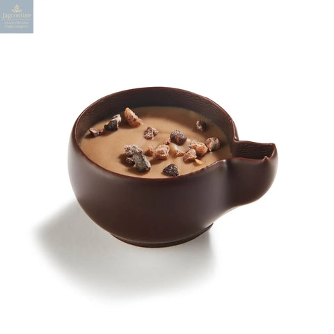 Irish Cream - dark chocolate cup with a milk Irish Cream ganache 12.8g - Jag Couture Chocolates
