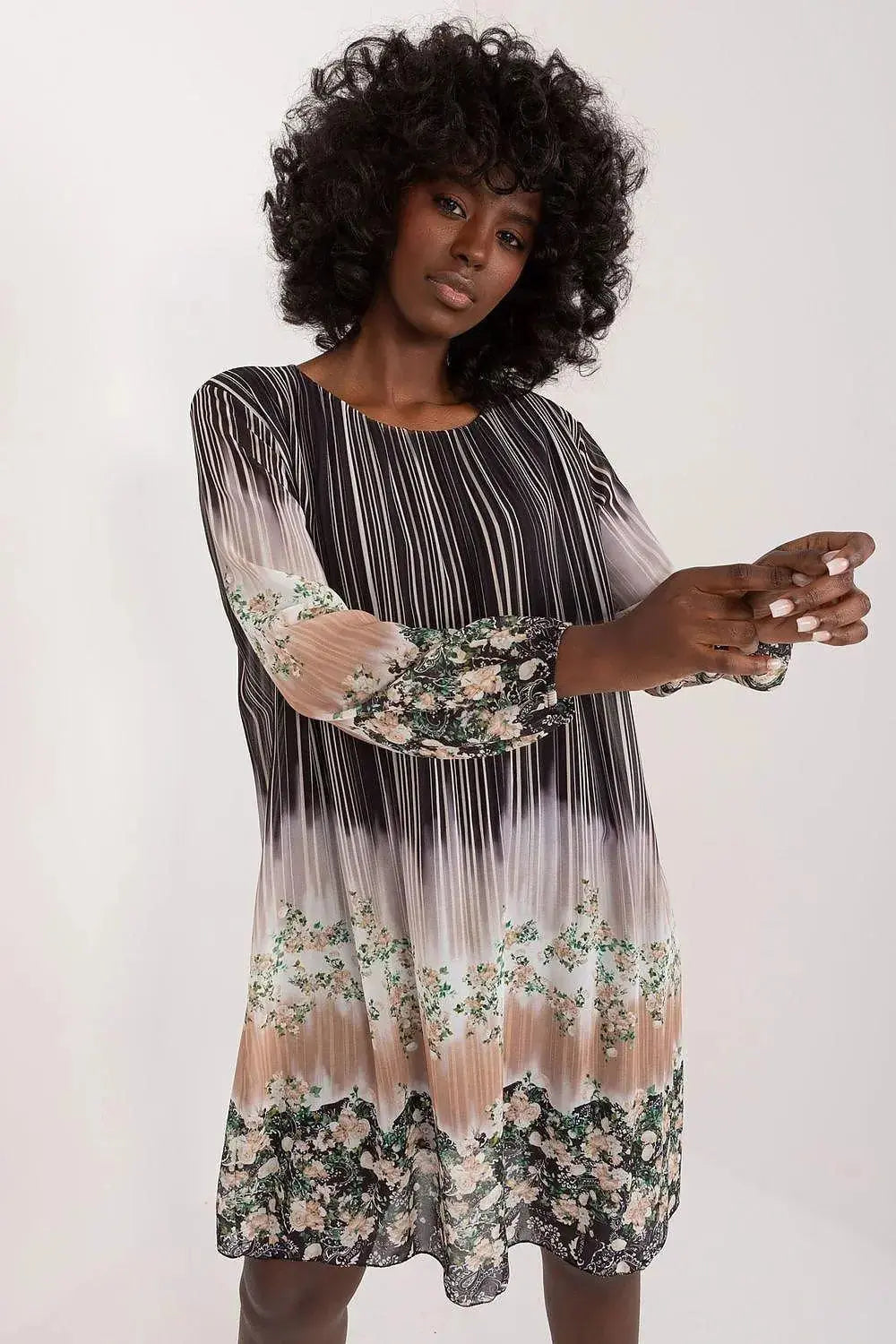 Italy Moda Colorful Printed Daydress