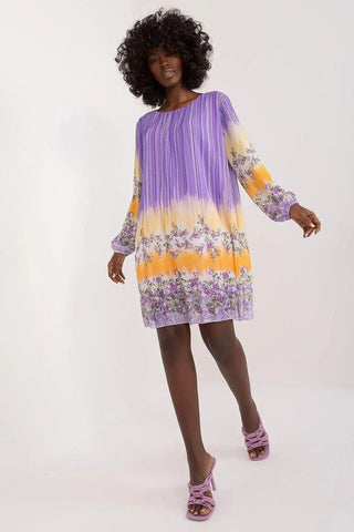 Italy Moda Colorful Printed Daydress