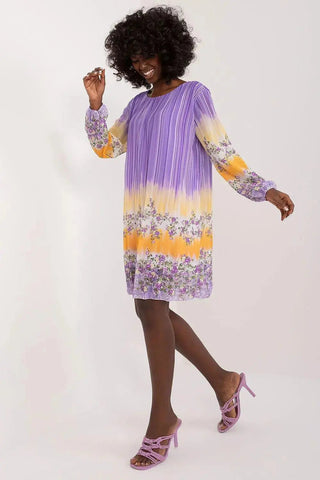 Italy Moda Colorful Printed Daydress