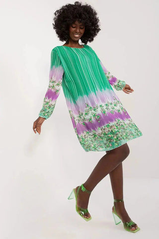 Italy Moda Colorful Printed Daydress