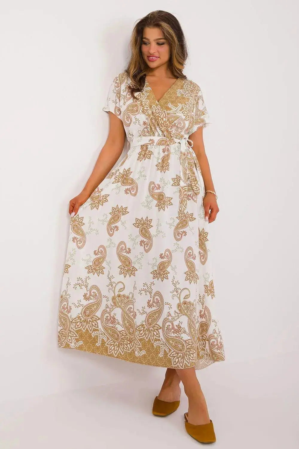 Italy Moda boho-style summer dress