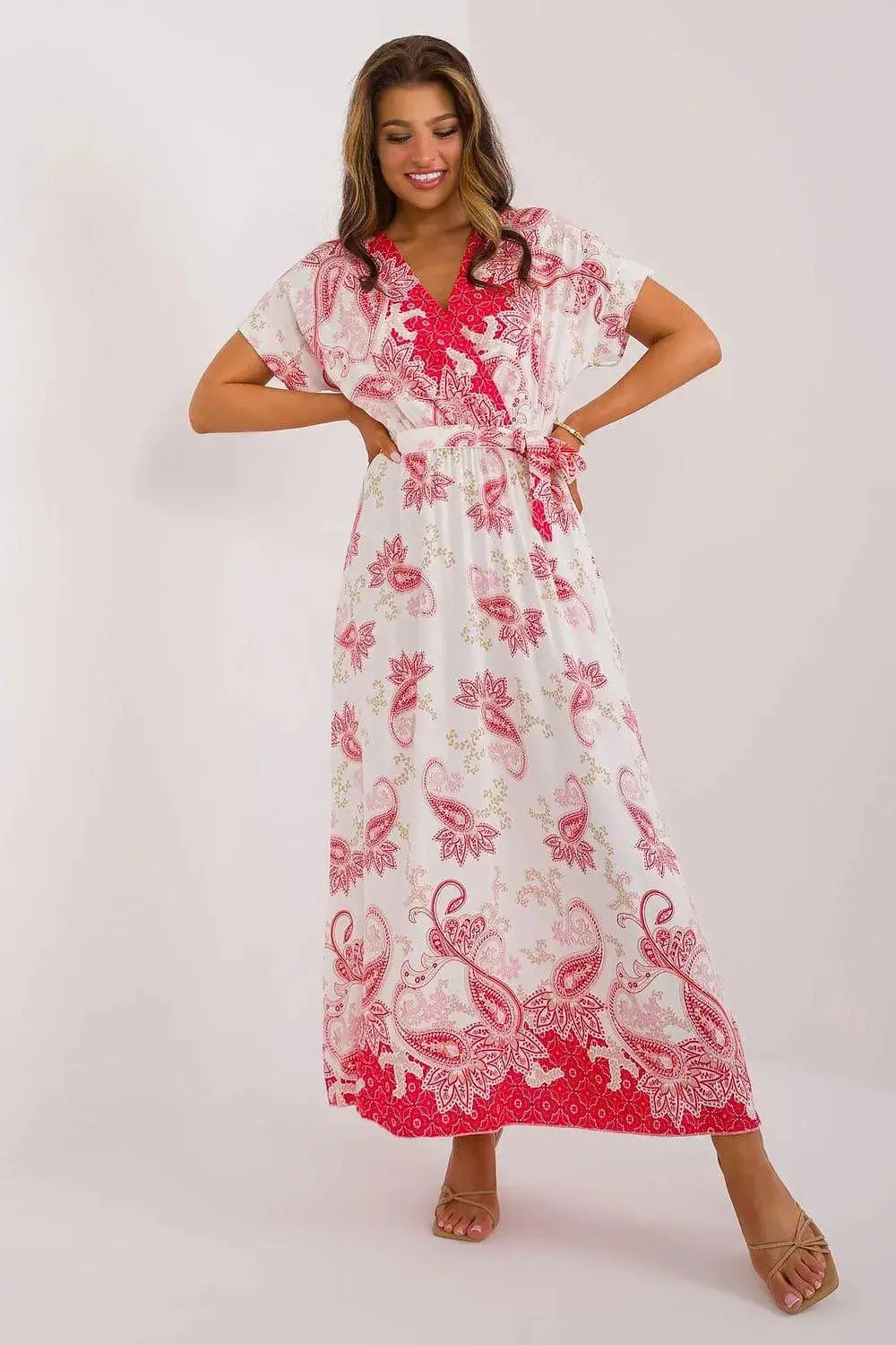 Italy Moda boho-style summer dress