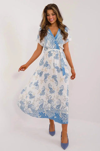 Italy Moda boho-style summer dress