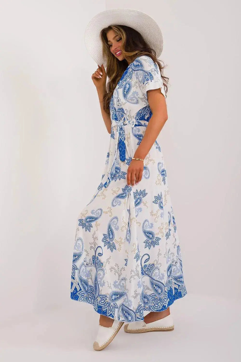 Italy Moda boho-style summer dress
