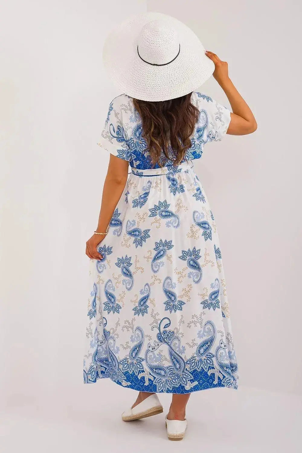 Italy Moda boho-style summer dress