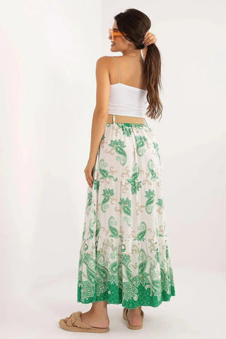 Italy Moda casual viscose long maxi skirt