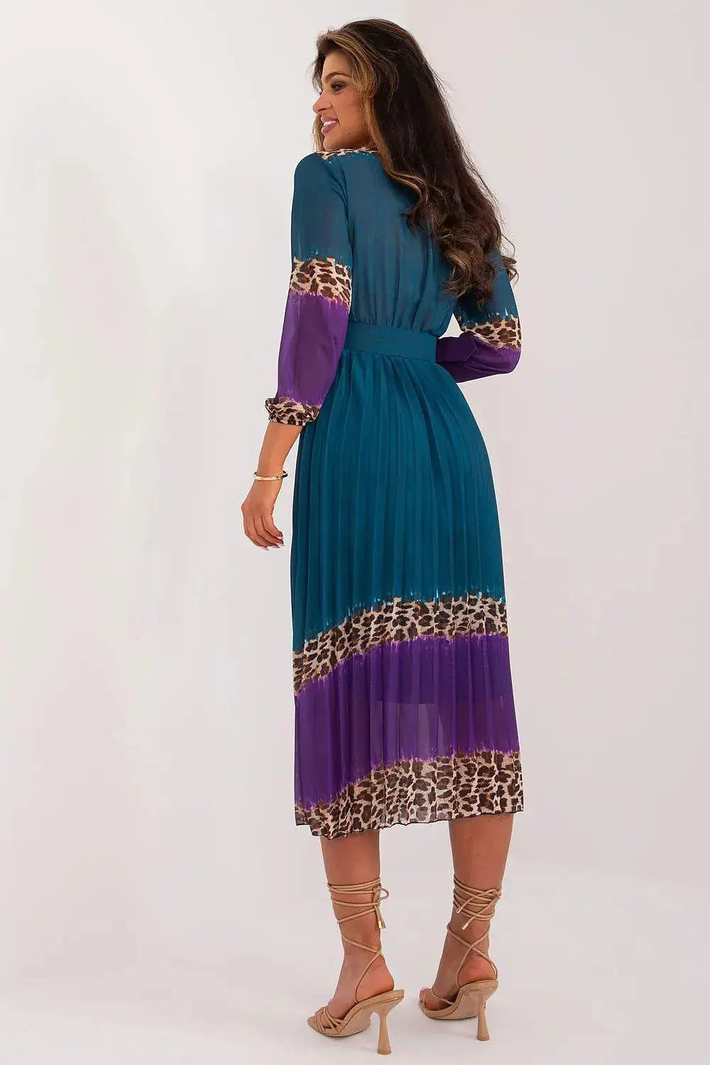 Italy Moda decorated with a colorful print lightweight daydress