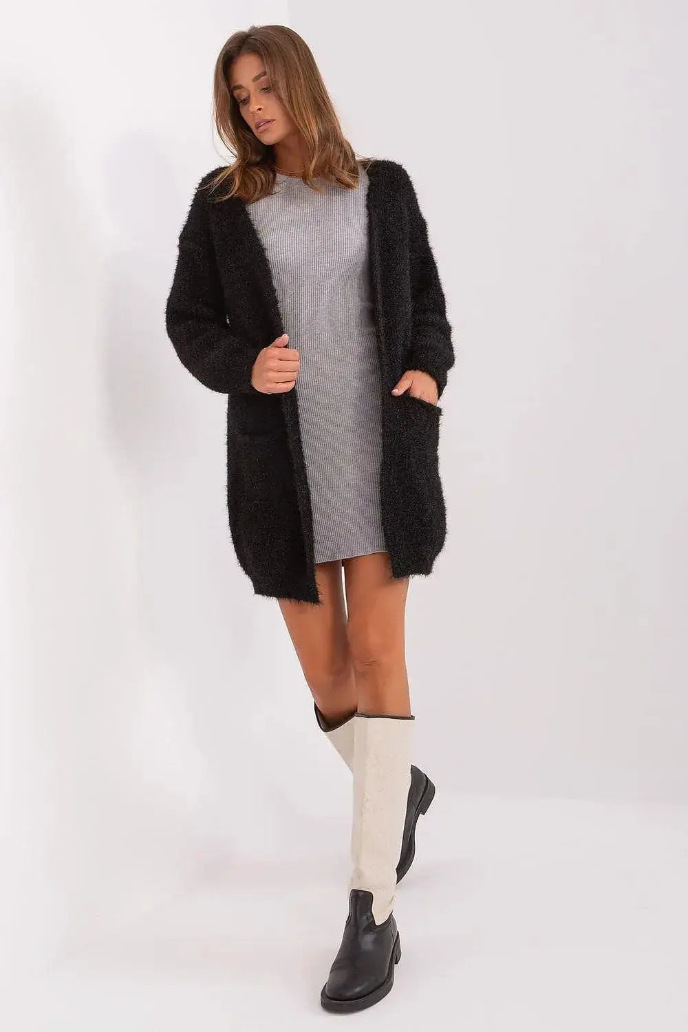 Italy Moda high-quality acrylic cardigan