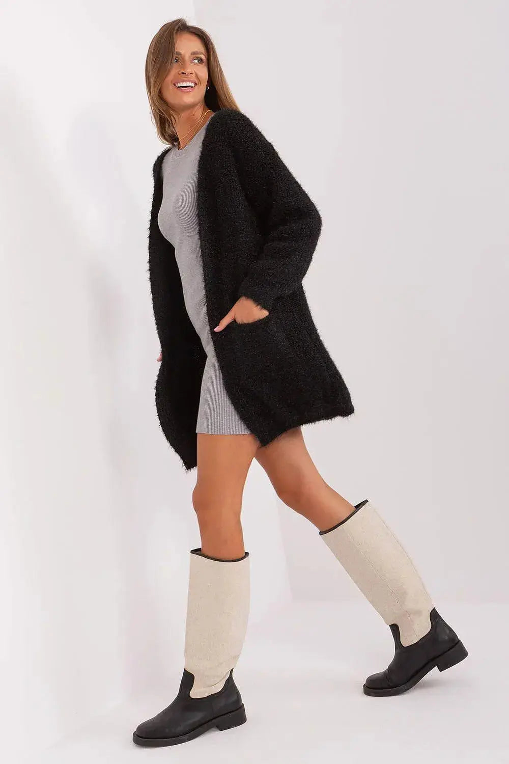 Italy Moda high-quality acrylic cardigan