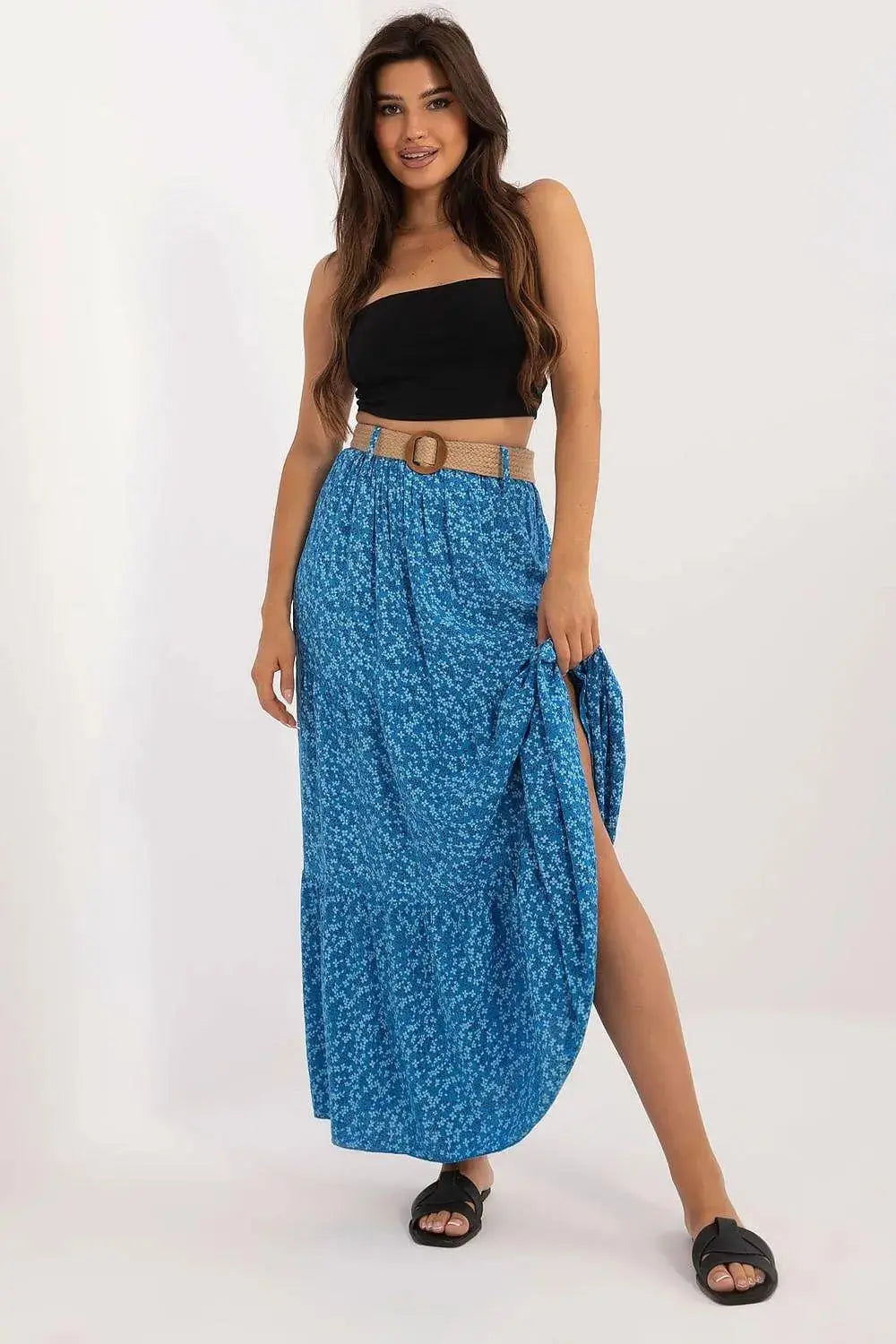 Italy Moda long casual maxi skirt
