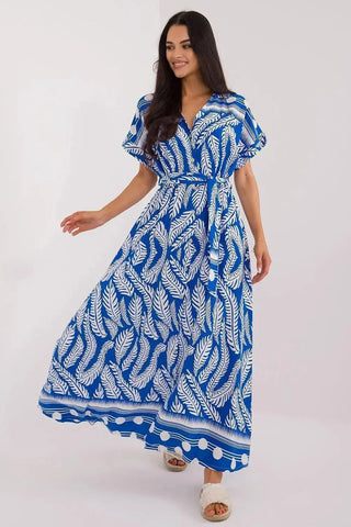 Italy Moda shirt-like cut summer dress