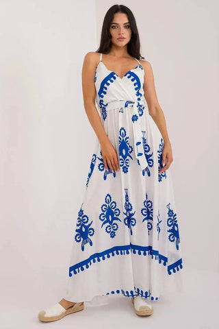 Italy Moda summer flared boho dress