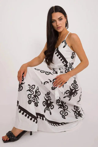 Italy Moda summer flared boho dress