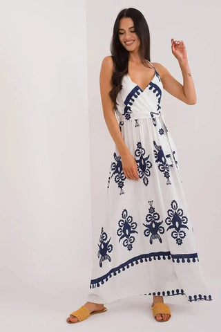 Italy Moda summer flared boho dress