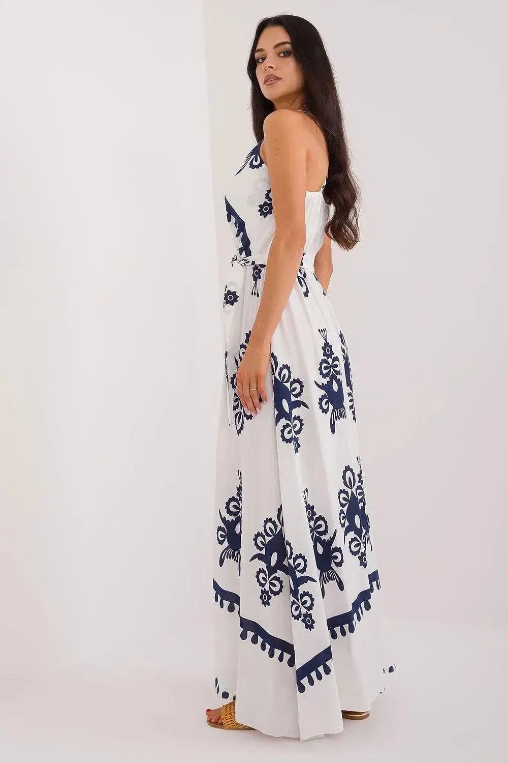 Italy Moda summer flared boho dress