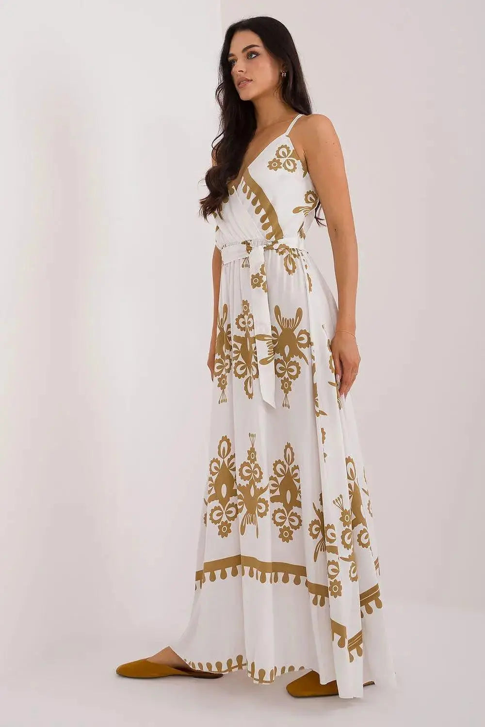 Italy Moda summer flared boho dress