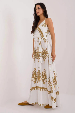 Italy Moda summer flared boho dress