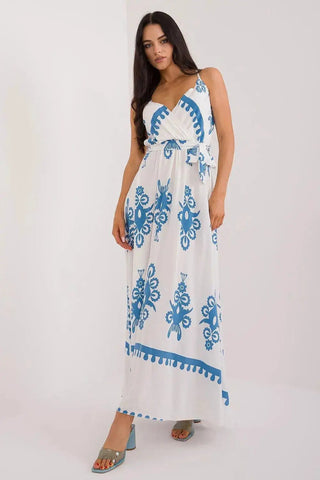 Italy Moda summer flared boho dress
