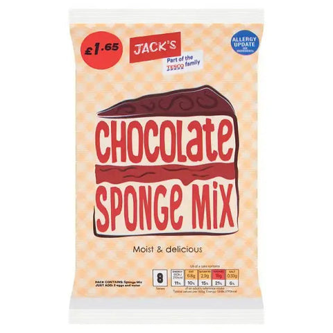 Jack's Chocolate Sponge Mix 400g (Case of 7)