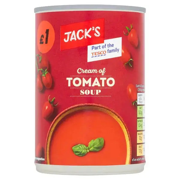 Jack's Cream of Tomato Soup 400g (Case of 6)