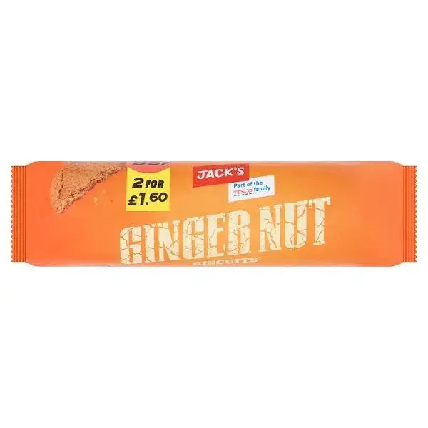 Jack's Ginger Nut Biscuits 200g (Case of 18)