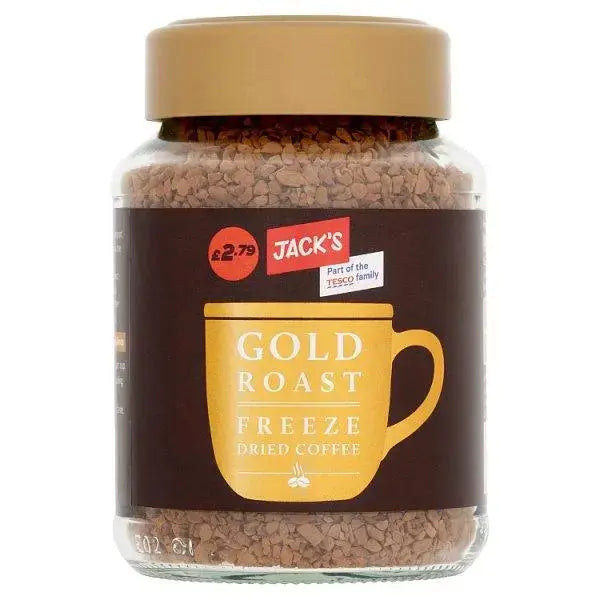 Jack's Gold Roast Freeze Dried Coffee 90g (Case of 6)