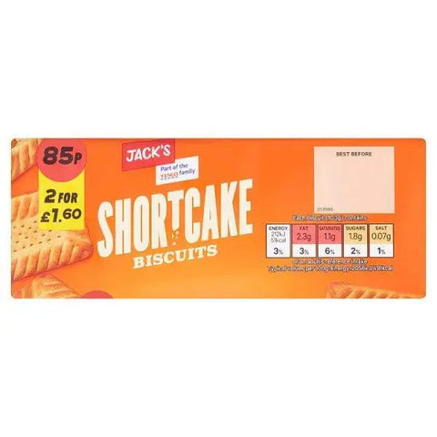 Jack's Shortcake Biscuits 150g (Case of 12)