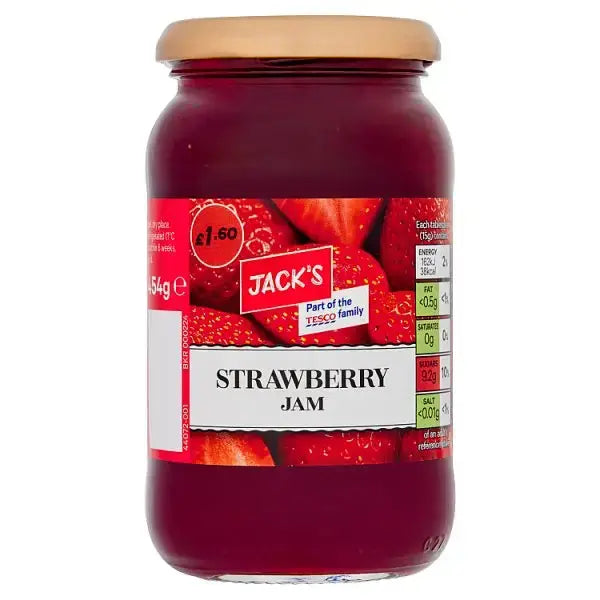 Jack's Strawberry Jam 454g (Case of 6)