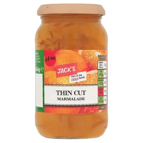 Jack's Thin Cut Marmalade 454g (Case of 6)
