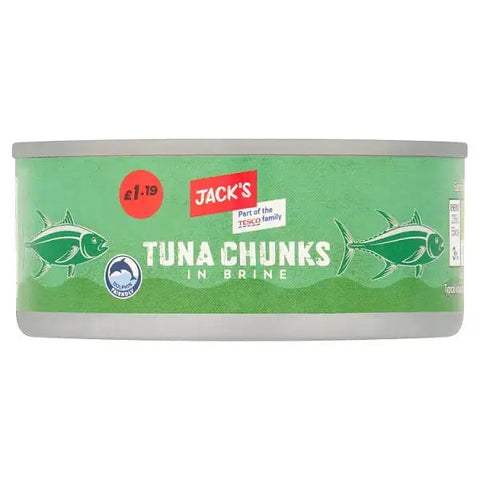 Jack's Tuna Chunks in Brine 145g (Case of 12)