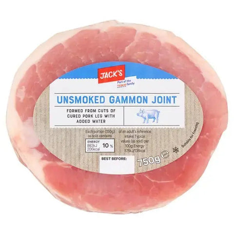 Jack's Unsmoked Gammon Joint 750g