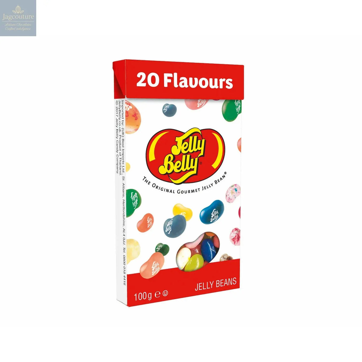 Jelly Belly 20 assorted flavours jelly beans in window box Jag Couture Chocolates