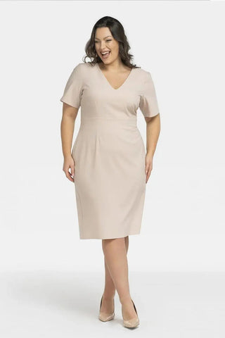 Karko classic and subtle extravagance pencil dress