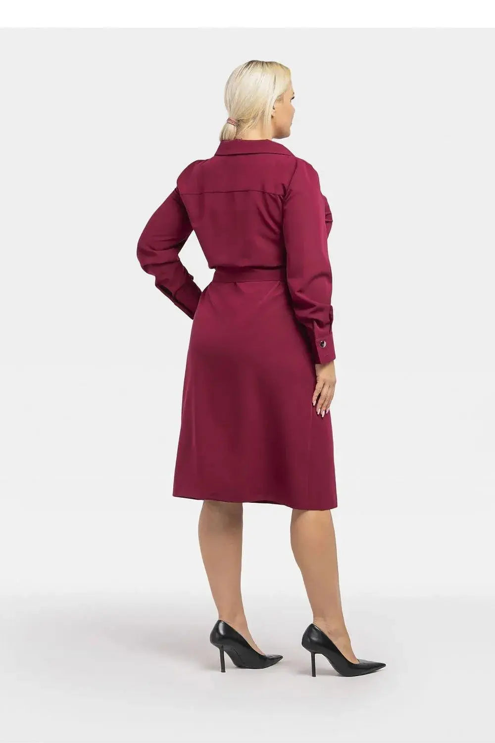 Karko classic collar massimo dress