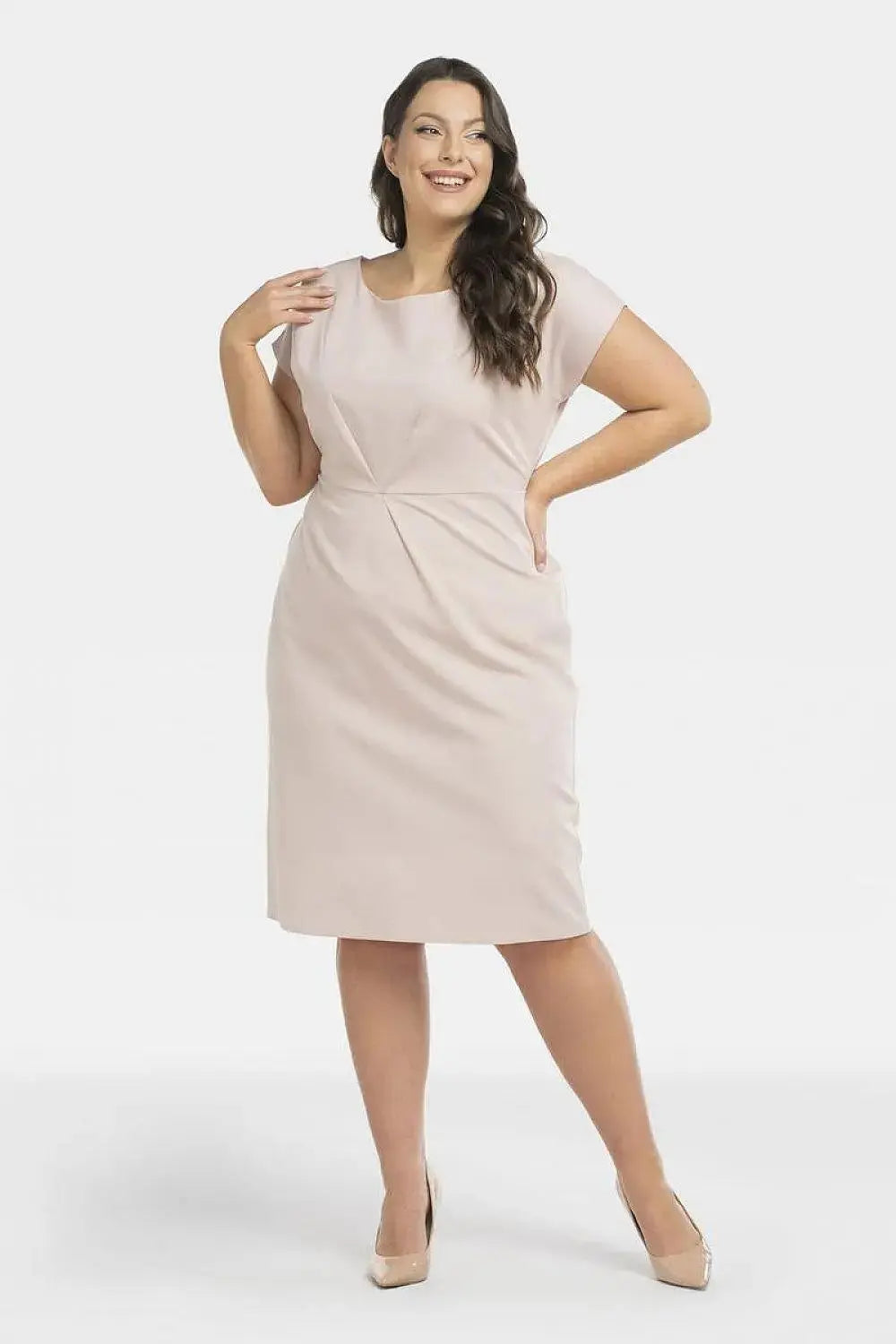 Karko elegant pencil-cut otto dress