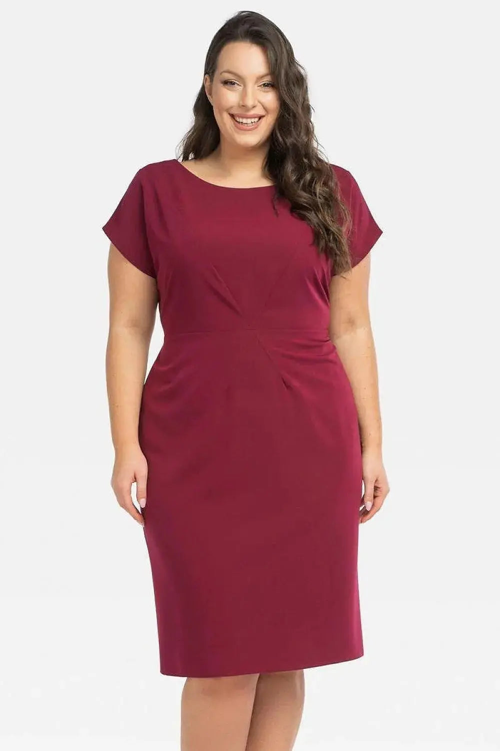 Karko elegant pencil-cut otto dress
