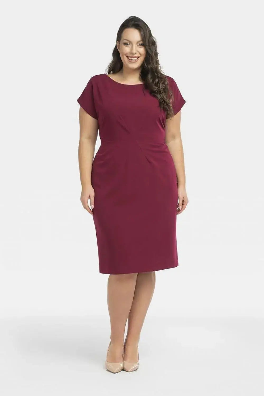 Karko elegant pencil-cut otto dress