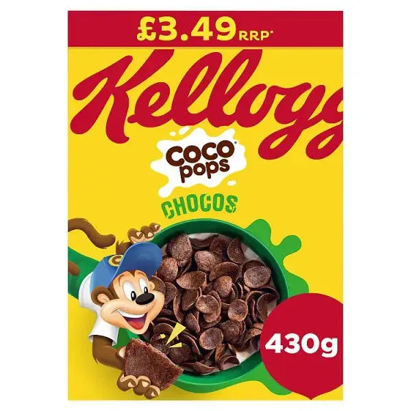 Kellogg's Coco Pops Chocos Breakfast Cereal 5x430g (Case of 5)
