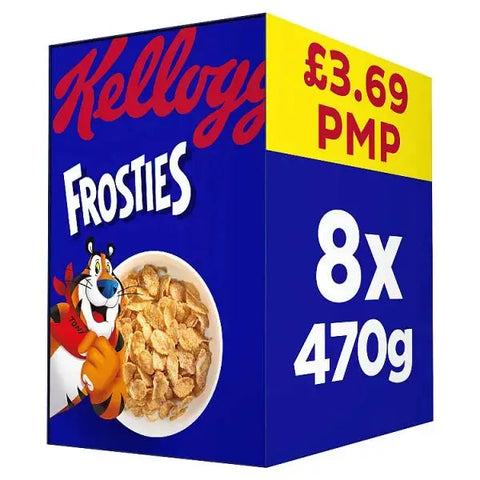 Kellogg's Frosties Breakfast Cereal 8x470g (Case of 8)