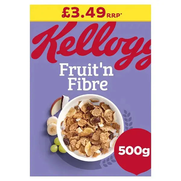 Kellogg's Fruit n Fibre Breakfast Cereal 6x500g (Case of 6)