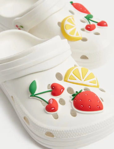 M&S Kids' Patterned Clogs (4 Small - 2 Large)