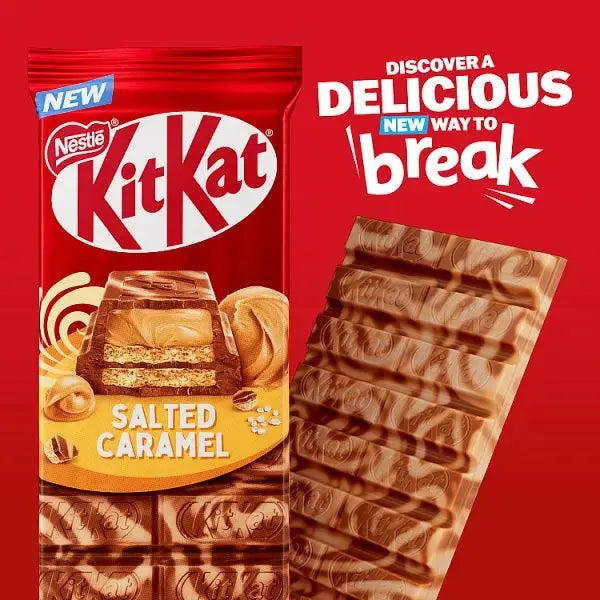 KitKat Salted Caramel Chocolate Sharing Bar 99g (Case of 15)