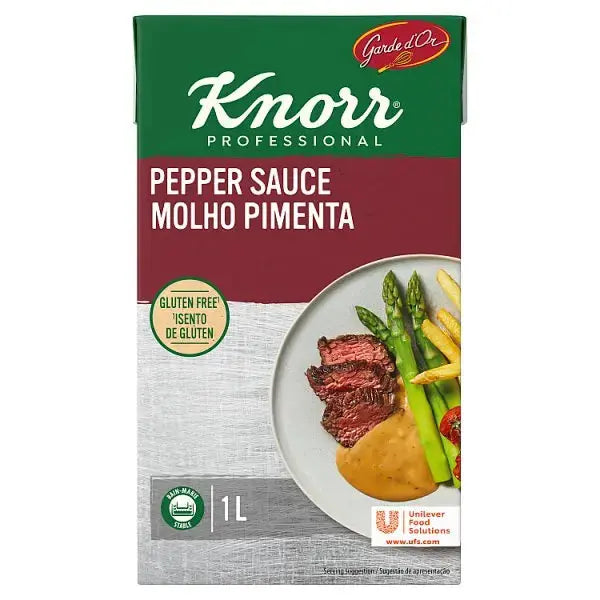 Knorr Garde D'Or Ready to Use Pepper Sauce 6x1L