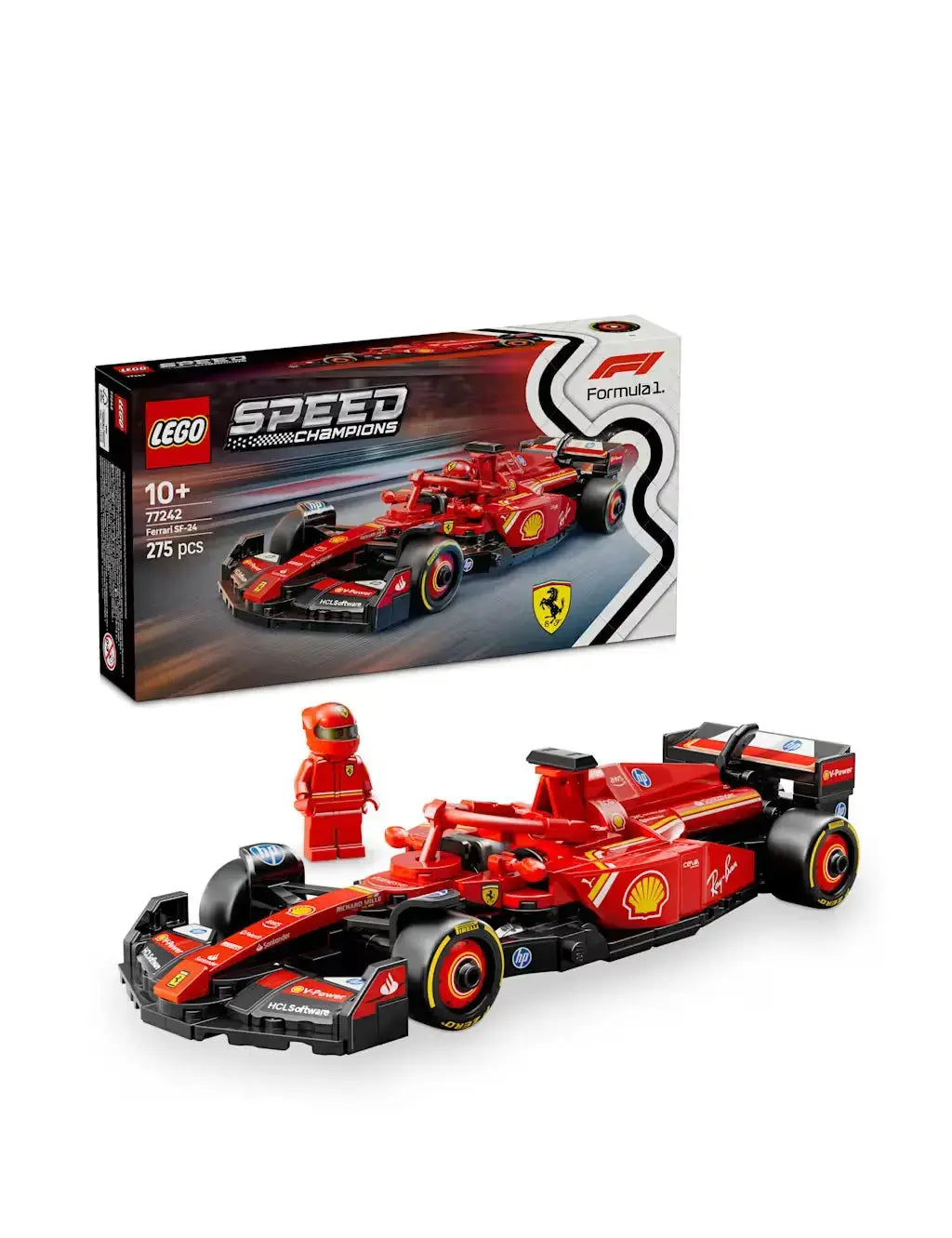 LEGO® Speed Champions Ferrari SF-24 F1 Race Car 77242 (10+ Yrs)