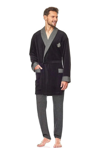 L&L collection Short men's bathrobe
